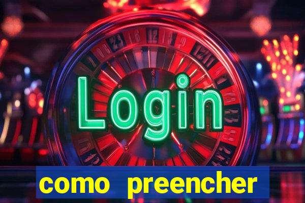 como preencher recibo de pagamento